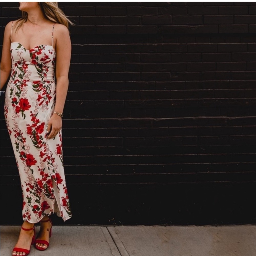 Reformation Kourtney Maxi Dress In Georgette
